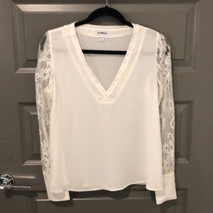 Lace and Chiffon Top